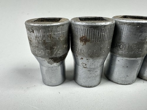 Snap-On Socket Set 1/2" Drive 7/16" to 1" 12 Point 10 Pieces SW-140 SW-320 Mix - Bild 8 von 17