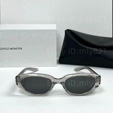 GentleMonster Sunglasses Duns BRC11 Translucent brown Frame Gray Lenses
