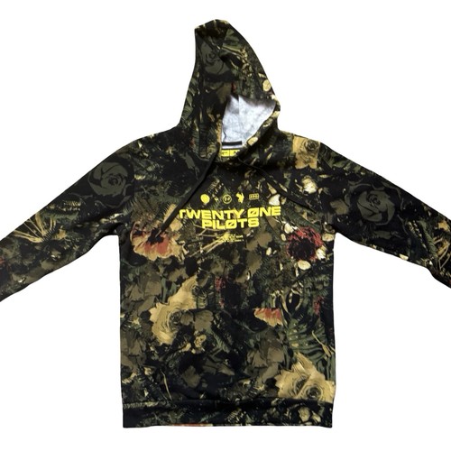 Twenty One Pilots Camo Hoodie Tour Mens Medium - Picture 3 of 7