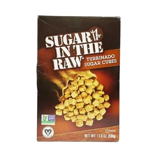 SUGAR IN THE RAW Turbinado Sugar Cubes 17.6oz Non-GMO Vegan Colombia