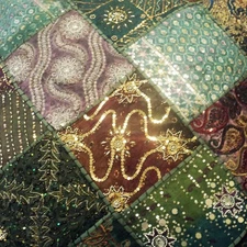 Patchwork Pillow Indian 30" Handmade Cushion Cover Case Decor Sofa Embroidered