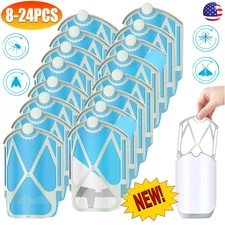 8-24PCS Flying Insect Trap Refills Compatible for ZEVO, Indoor Fruit Fly Refill