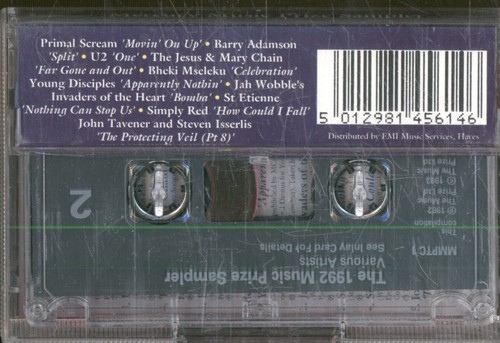 Various Artists 1992 Mercury Music Prize Sampler cassette UK Music Prize 1992 - Picture 2 of 2