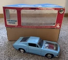 VINTAGE BANDAI TIN TOY FORD MUSTANG FASTBACK JAPAN BATTERY OPERATED Bump And Go