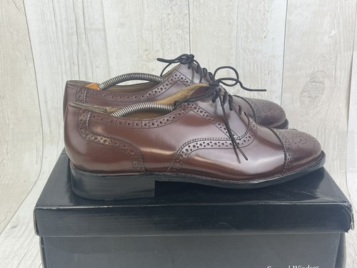 Samuel Windsor men's shoes brown brogues - Size 9 - new in box, with dust bags - Picture 2 of 11