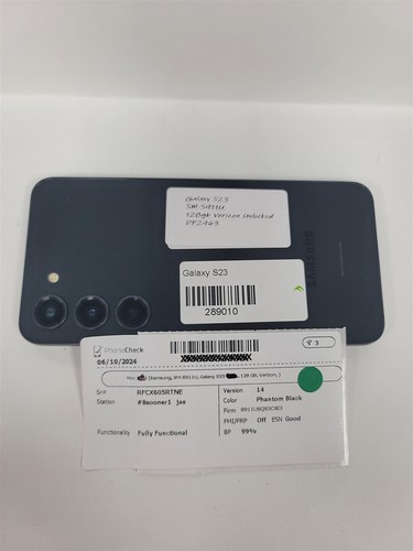 Samsung Galaxy S23 128gb Nero SM-S911U (sbloccato) perfettamente funzionante DF2463 - Foto 9 di 9