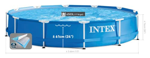 28211EH Metallrahmen oberirdisches Schwimmbad-Set: 12 Fuß x 30 Zoll - enthält 530 g - Bild 8 von 10