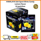 (12 pack ) HIMALAYA SALT Sport Mint Candy Extra Cool LEMON Flavor FREE SHIPPING