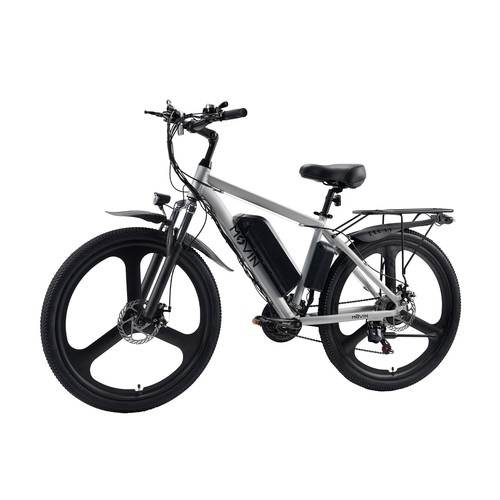 MOVIN M1 Electric Mountain Bike 26" Tyre 36V 250W 12.5AH 21 Speed E-Bike -Silver - Picture 7 of 11