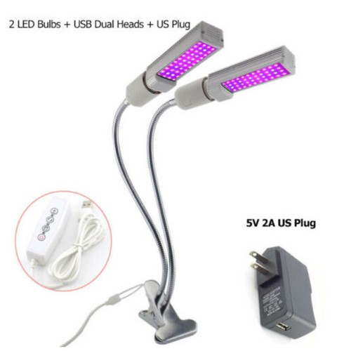 44 LED grow light Full Spectrum 5V USB Timer indoor plants Growing Phyto Lamps - Picture 11 of 14