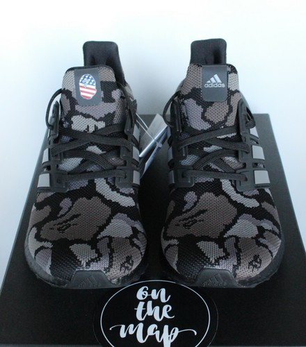 Adidas x Bape Ultra Boost Black Camo Superbowl SB UK 5 6 7 8 9 US G54784 New - Picture 6 of 12