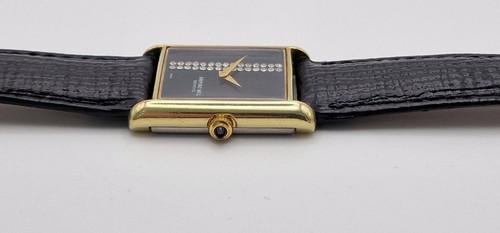 Raymond Weil Tank Vintage 1970's Mechanical Mid Size Gold Plated Watch. - Picture 8 of 13