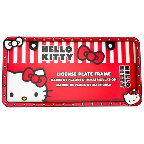 Hello Kitty Bows n' Bling Nummernschildrahmen rot - Bild 2 von 2