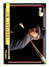 1992 Topps Baseball - #141 Jim Leyland MGR