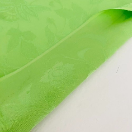Unbenutzt limettengrün #E 6,5x39 Vintage Jacquard Seide japanischer Kimono Stoff SCG82 - Bild 9 von 9