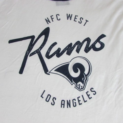 Los Angeles Rams Damen weiß & blau Kurzarm Shirt NFL Apparel - Bild 2 von 7