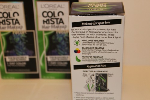 3 L'oreal Colorista One Day Haarfarbe Make-up Wash Out ~ #NEONGRÜN 100 Loreal - Bild 2 von 2