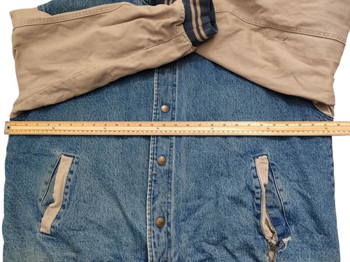 Lee Giacca Denim Blu XXL Bottoni Vintage RN 14666 - Foto 7 di 12