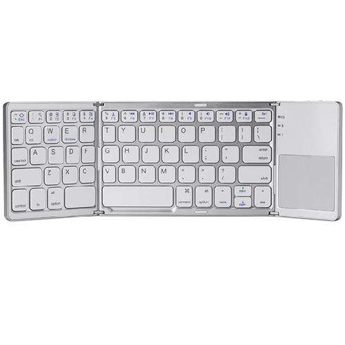 Portable Mini Tri-fold Bluetooth Keyboard Wireless Touchpad - Picture 8 of 16