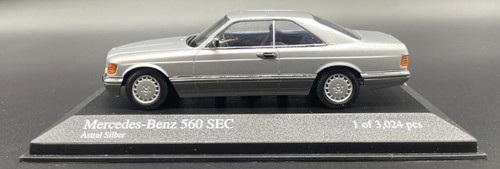 Minichamps 1/43 Mercedes Benz 560 SEC Silver 400035120 - Picture 2 of 4