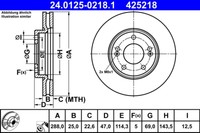 Bremsscheibe Hyundai P. I30 1.0-1.4T-GDI/1.6 Crdi 16-