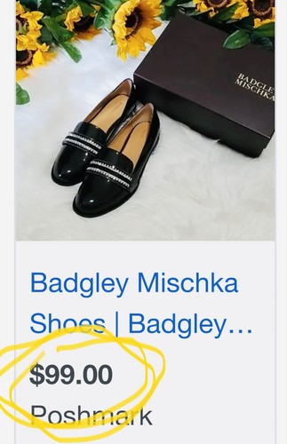 🥿 Badgley Mischka Halbschuhe Schuh Sonoma Leder verziert, 7 - Bild 3 von 13