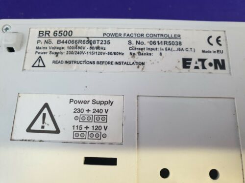 Controlador de factor de potencia Eaton BR6500 B44066R6508T235 BR 6500 - Imagen 5 de 5