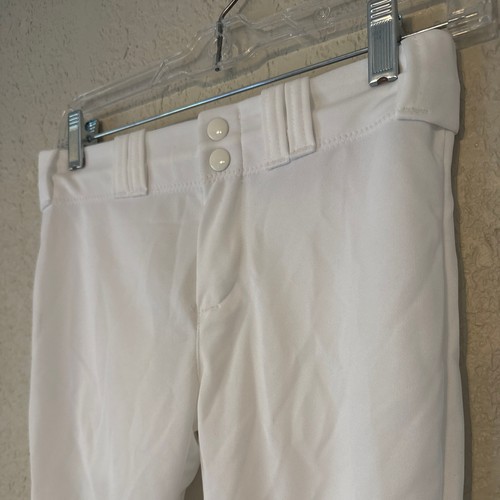 Alleson Girls XL White Baseball Sport Pants Comfortable Fit Durable Material - Picture 3 of 11