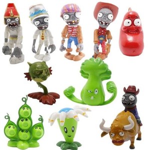 Plants-vs-Zombies-2-Egypt-Private-Wild-West-PVC-10pcs-Toy-Action-Figures-Set-NEW