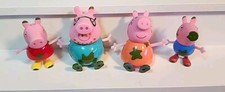 Hasbro Peppa Pig Figures Lot Set Of 4 Peppa Mummy Daddy George Muddy Puddle