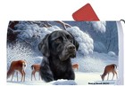 Labrador Retriever Winter Wonderland Mail Box Cover