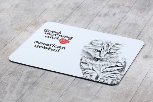 Amerikanisch Bobtail Mauspad mit Katze Art-Dog - Bild 4 von 7