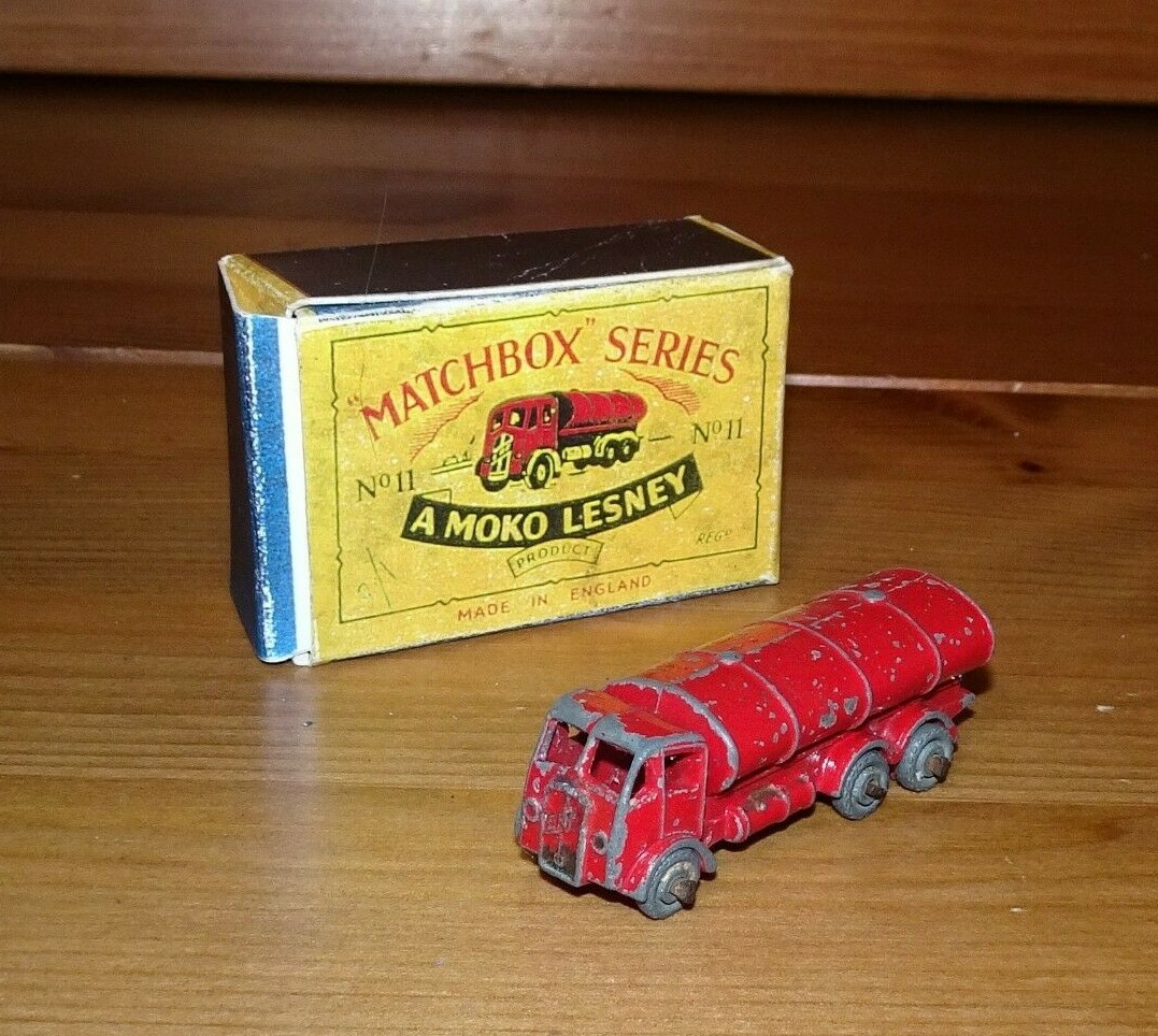Matchbox 11a, E.R.F Road Tanker - Free Price Guide & Review