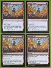 Warlord's Fury x4 Dominaria 4x Playset Magic the Gathering MTG