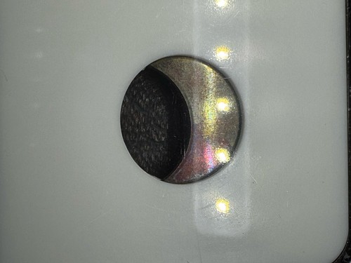 Lincoln Cent  1c Blank Planchet BRONZE BLANK W/CURVE CLIP MINT ERROR Toned 😎 - Picture 6 of 8