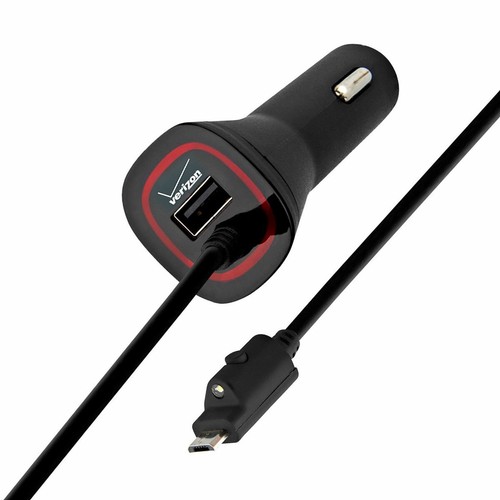OEM Verizon Fast Car Charger for Samsung Galaxy S24/S23/S22/S21/S20/S10/S9/S8/S7 - Picture 18 of 21