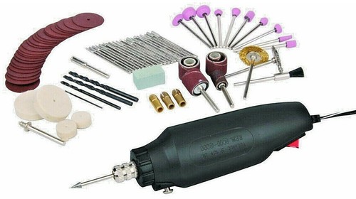 Kit Utensili Rotanti Elettrici 80 PC Trapano Master Cut Drill Grind Lucidatura Sabbia NUOVO - Foto 3 di 8