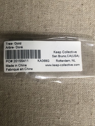 Keep Collective - GOLD TREE Charm NEW - Picture 3 of 4