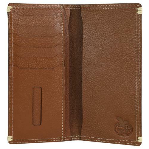 Georgia Boot Western Mens Rodeo Wallet Leather Double Stitch Logo Tan 2133704 - Picture 2 of 3