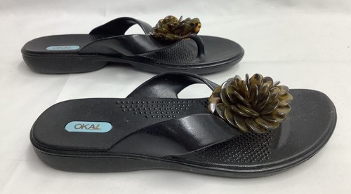 Okal Flip Flops Womens Size M JEG220522/SA - Picture 5 of 9