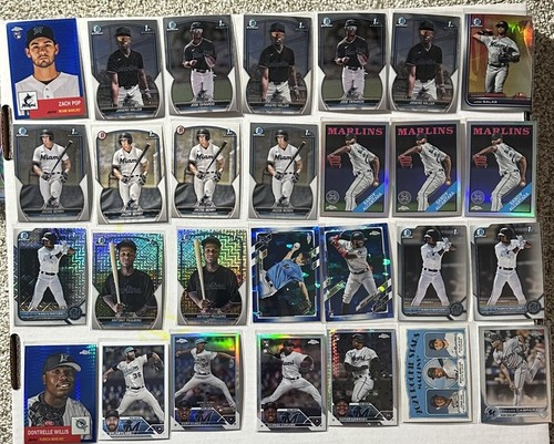 Miami Marlins Baseball Card Lot - Huge Value Rookies , All Stars , HOF 127 Card - Picture 3 of 5