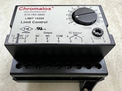 👀 CHROMALOX LIMIT 10200 TEMPERATURE LIMIT CONTROLLER