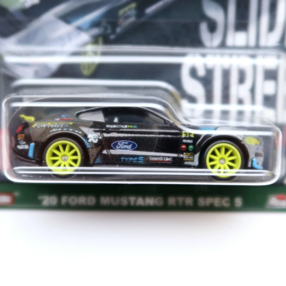 HOT WHEELS '20 FORD MUSTANG RTR SPEC 5 CAR CULTURE SLIDE STREET GRJ80 NUOVA - Immagine 2 di 4