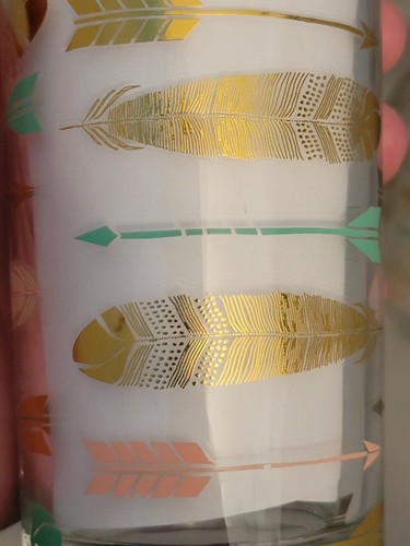 Set of 4 Feathers & Arrows Tom Collins Glasses Rustic Cowboy Chic Western Decor - Picture 23 of 24