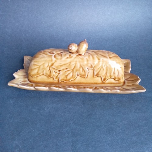 Anthropologie Butter Dish Acorns - Picture 2 of 5