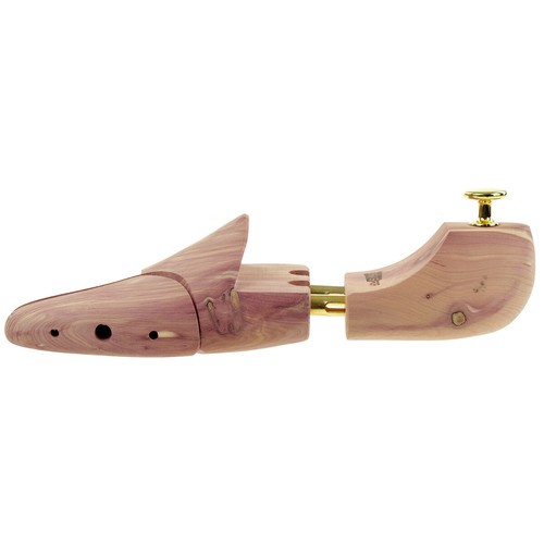 Tensor de zapatos de madera de cedro madera auténtica para mujer y hombre con doble cuero 1 par - Imagen 4 de 7