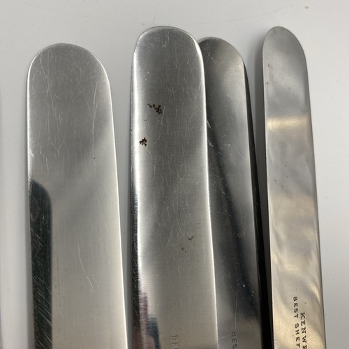 Sheffield Stainless Firth Vintage Cutlery Set of 6 Table Knives W10 - Picture 8 of 13