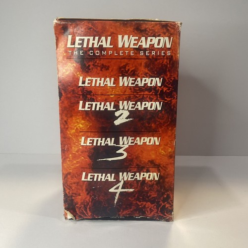 Lethal Weapon VHS Lot 1 2 3 4 Movie Lot The Complete Series Action Film - Picture 2 of 17