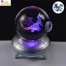 Pokemon Umbreon 3D Crystal LED USB Night Light Lamp Crafts Xmas Brithday Gift