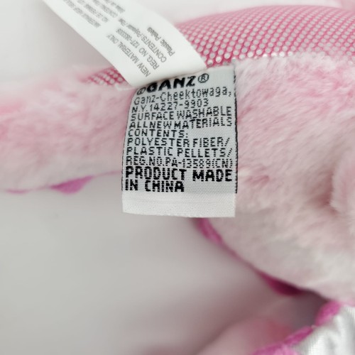Ganz Whimsy Dragon Plush Toy 8" Pink & White Stuffed Animal Plush Sparkle No Cod - Picture 4 of 7